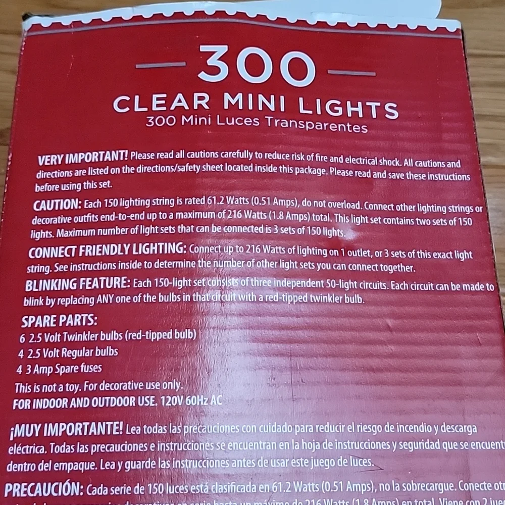 300 Mini Clear Lights
